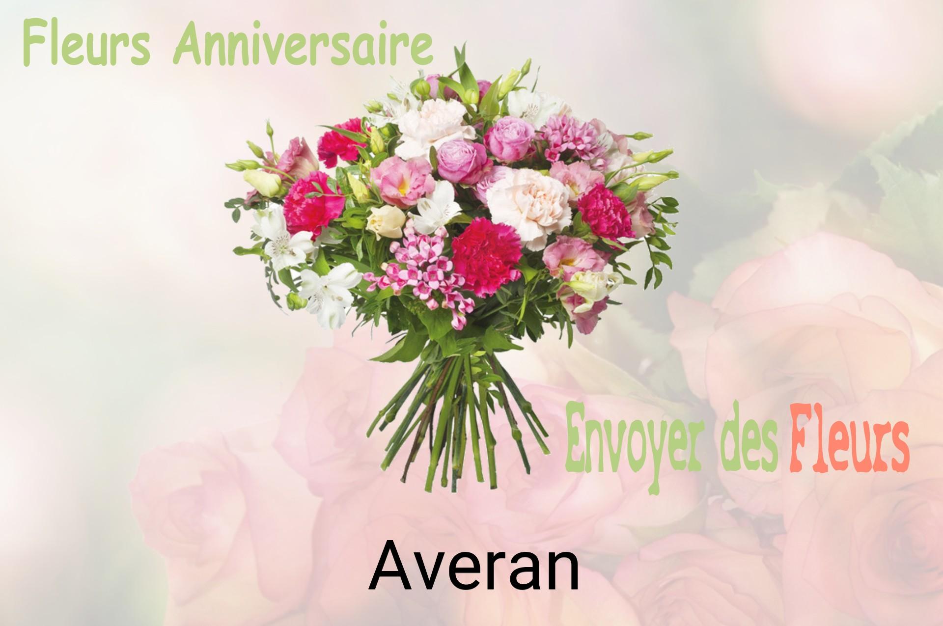 Bouquet de fleurs d’anniversaire livré à Averan
