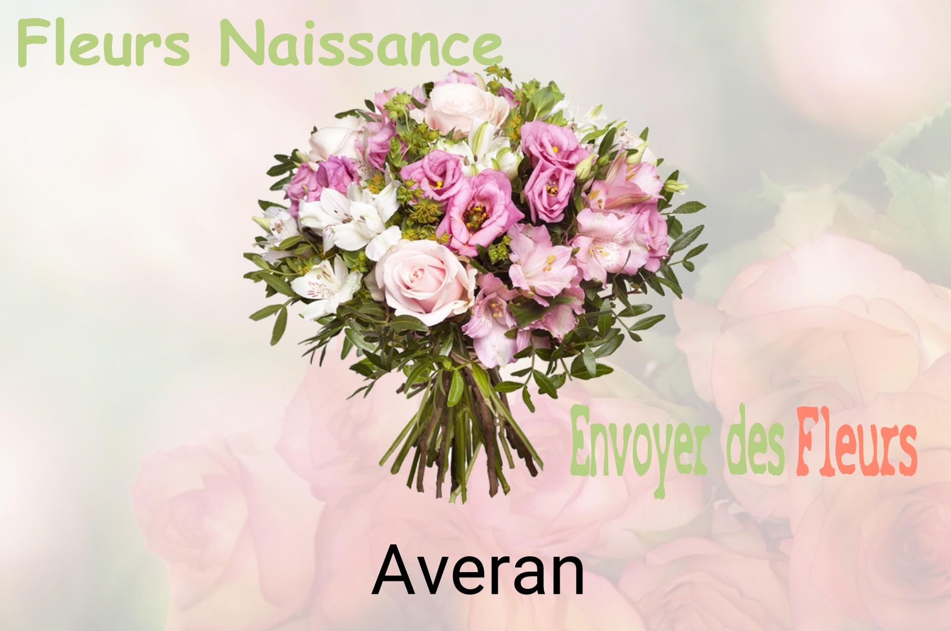 Bouquet de fleurs de naissance livré à Averan